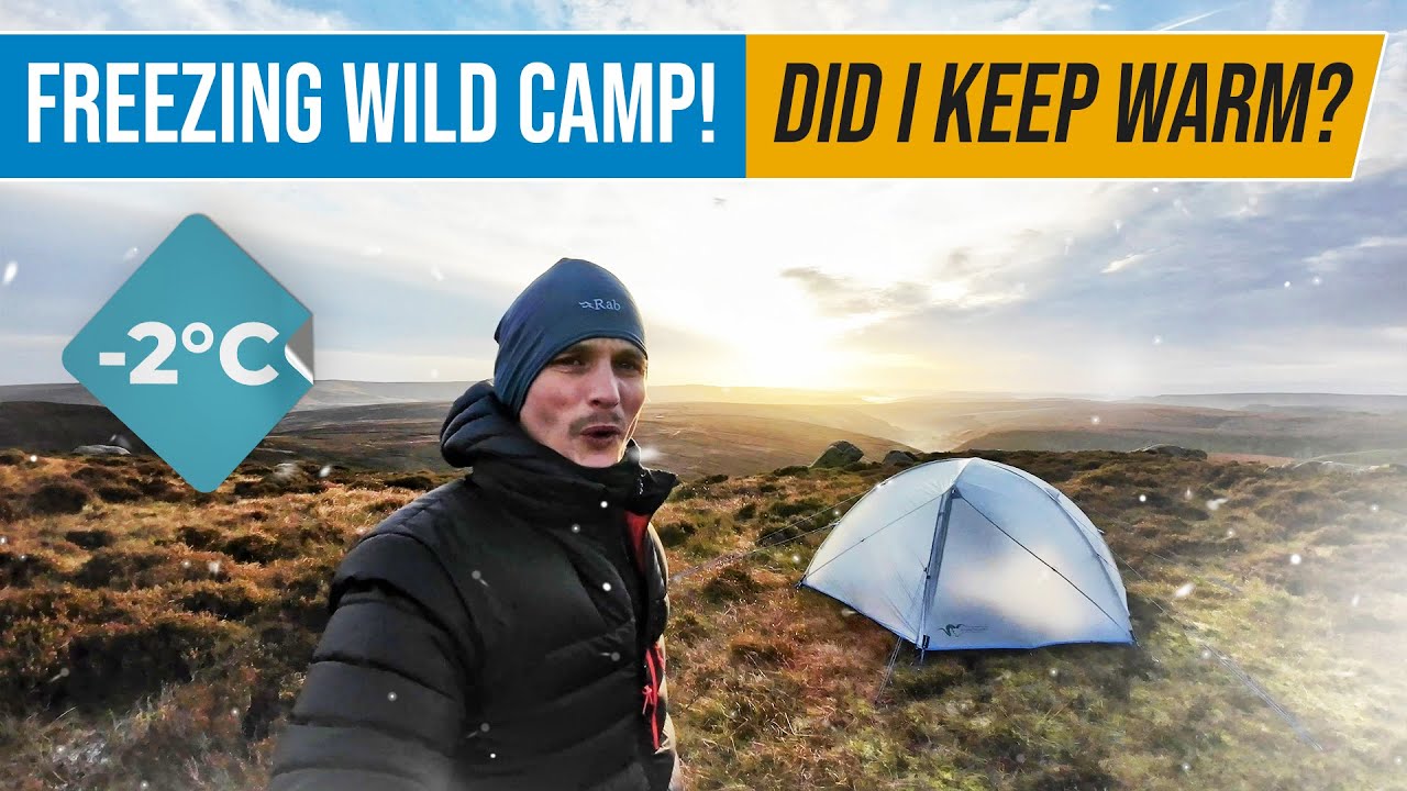 Surviving a Freezing Solo Wild Camping Adventure in the Peak District
