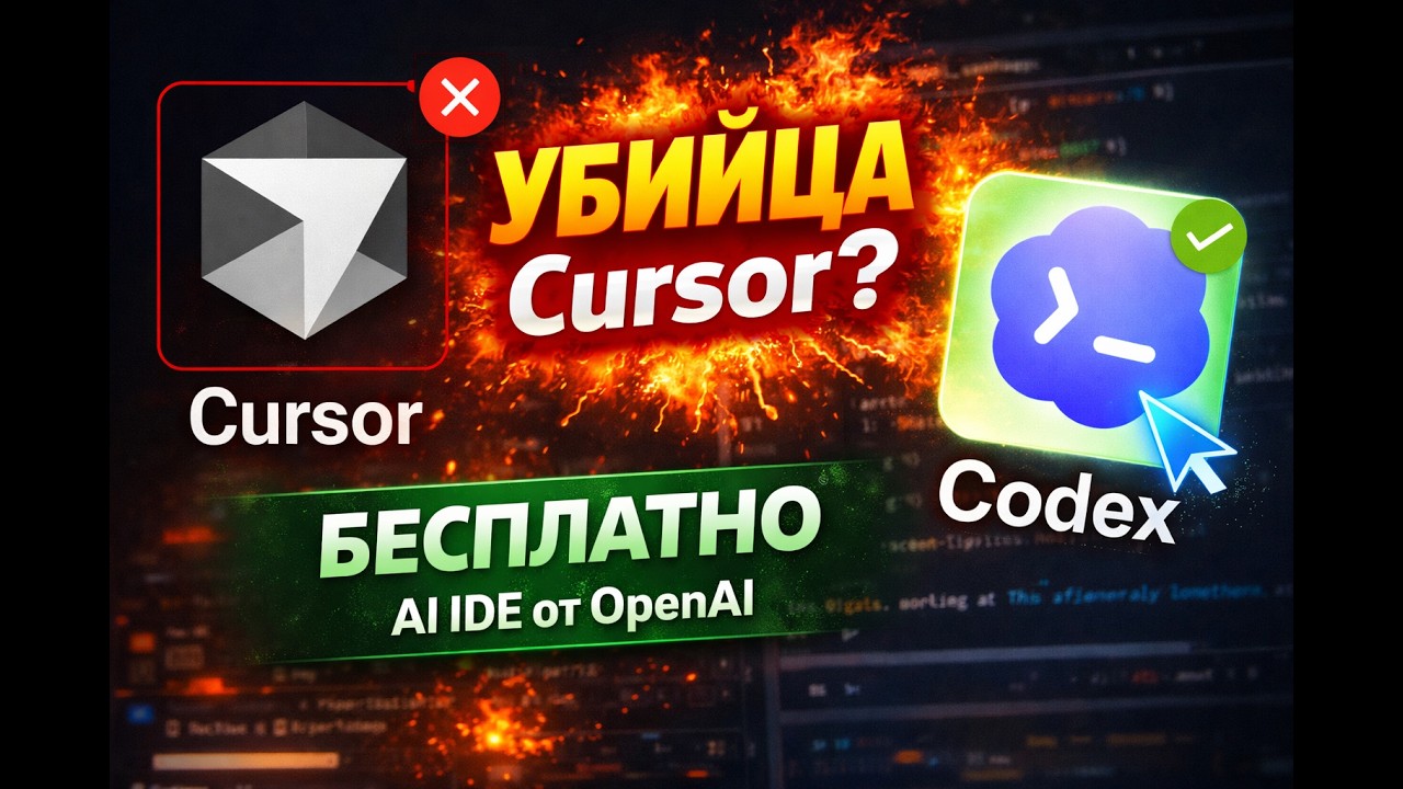 OpenAI Codex &mdash; убийца Cursor? Бесплатная AI IDE пишет приложение