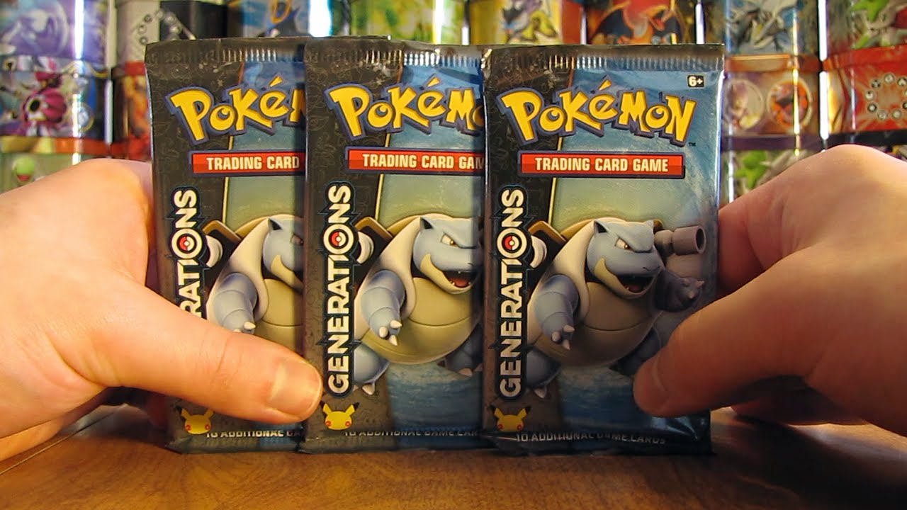 3 Pokemon Generations Booster Pack Opening