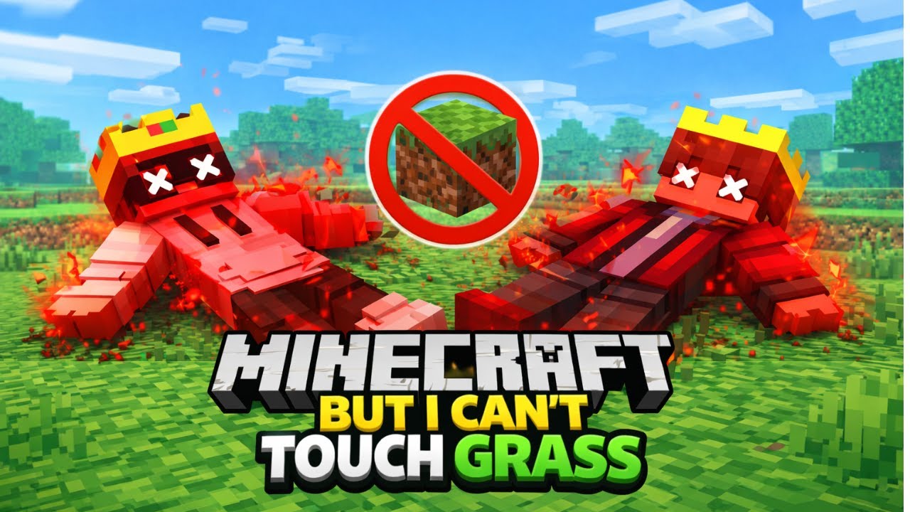 Minecraft BUT Grass Can Kill You