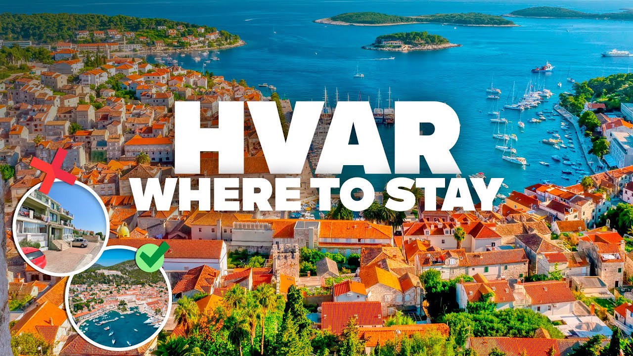 WHERE TO STAY IN HVAR! Best Areas, Beaches, and Budget Hotels!