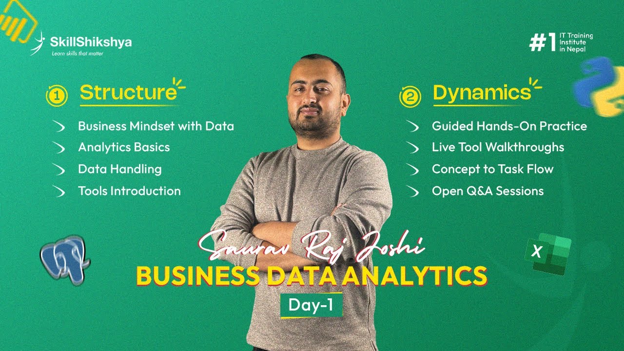 Day 1: Strategic Foundation & Data Thinking | Business Data Analytics with AI Workshop