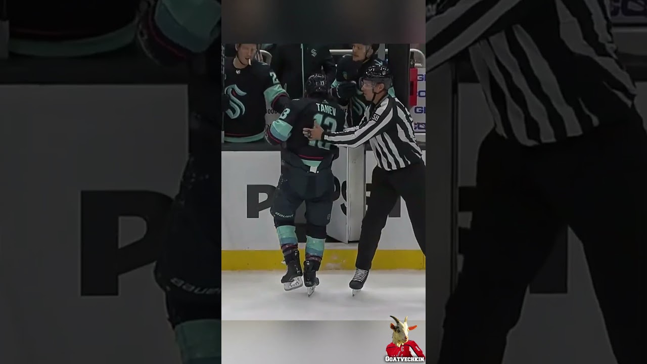 Nils Hoglander Sends Brandon Tanev To The Ice - Dirty or Clean? -  #hockey