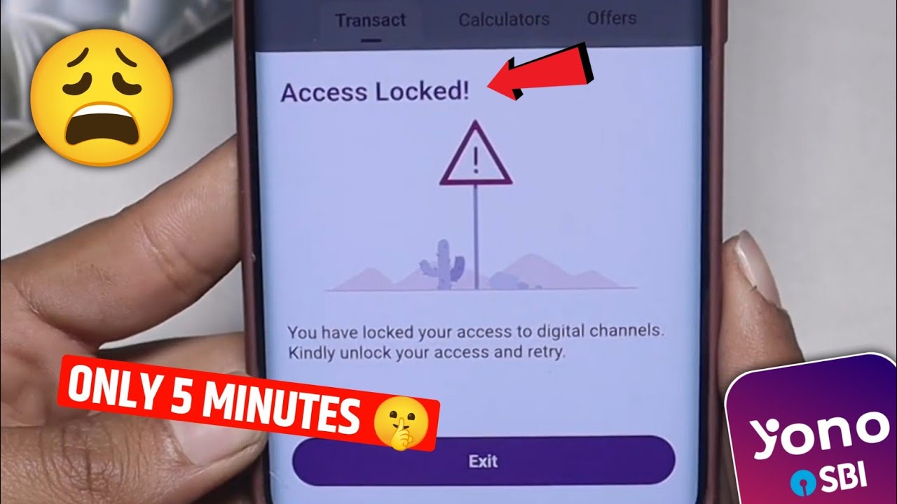 Yono SBI Access Locked Problem fix | You have locked your access to digital channels problem solve 