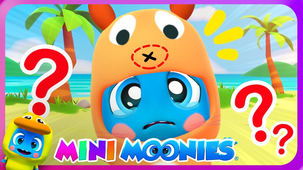 🐶 Where is my nose? 👃 Baby Songs by The Mini Moonies | Help the Moonie puppy in his adventure