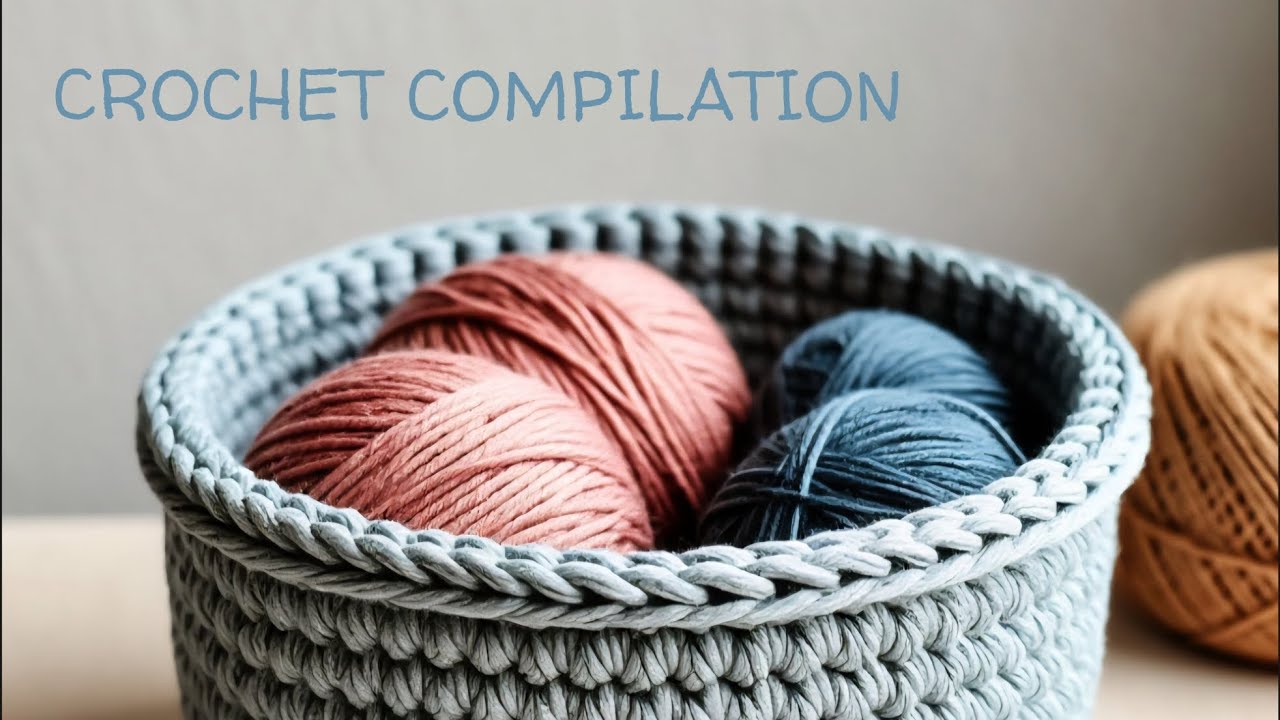 CROCHET COMPILATION. CROCHET PATTERNS. CROCHET STITCHES. EASY CROCHET