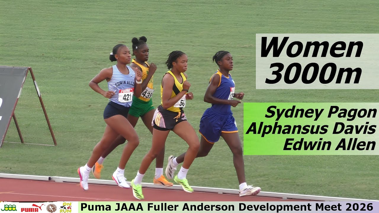 Women 3000m Final | Alexia PALMER, Chevelle WHITE, Briana MORRIS | Puma JAAA Fuller Anderson 2026
