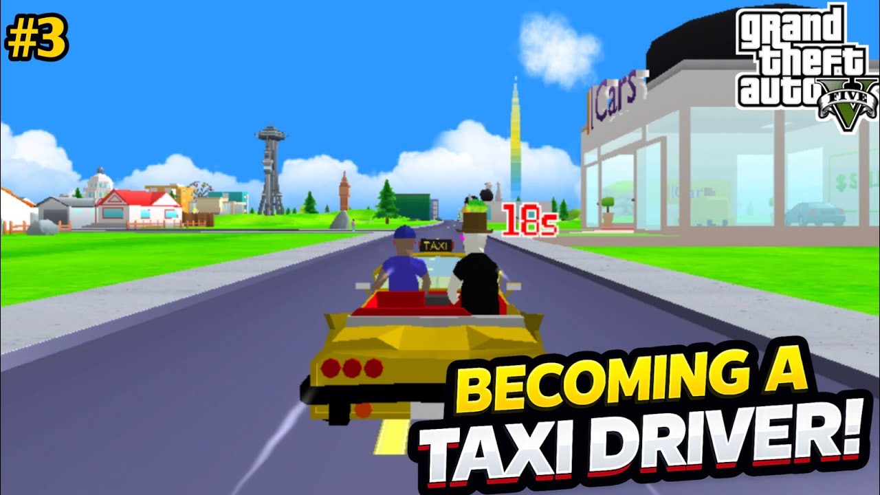 Becoming A TAXI DRIVER for MONEY🤑 | Sasta GTA 5 #3 
