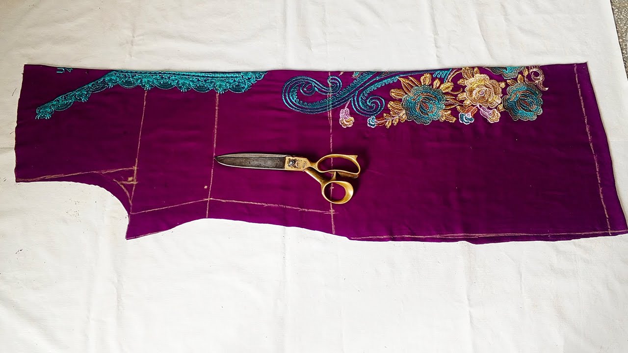 Ladies simple kameez cutting/kameez with bazzo easy cutting/tips and tricks for beginners #viral