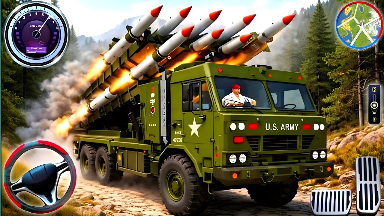 US Army Truck 3D Military Gameplay - Extreme Driving &🧑&zwj;✈️💣 Mission Completion! 💥🚨