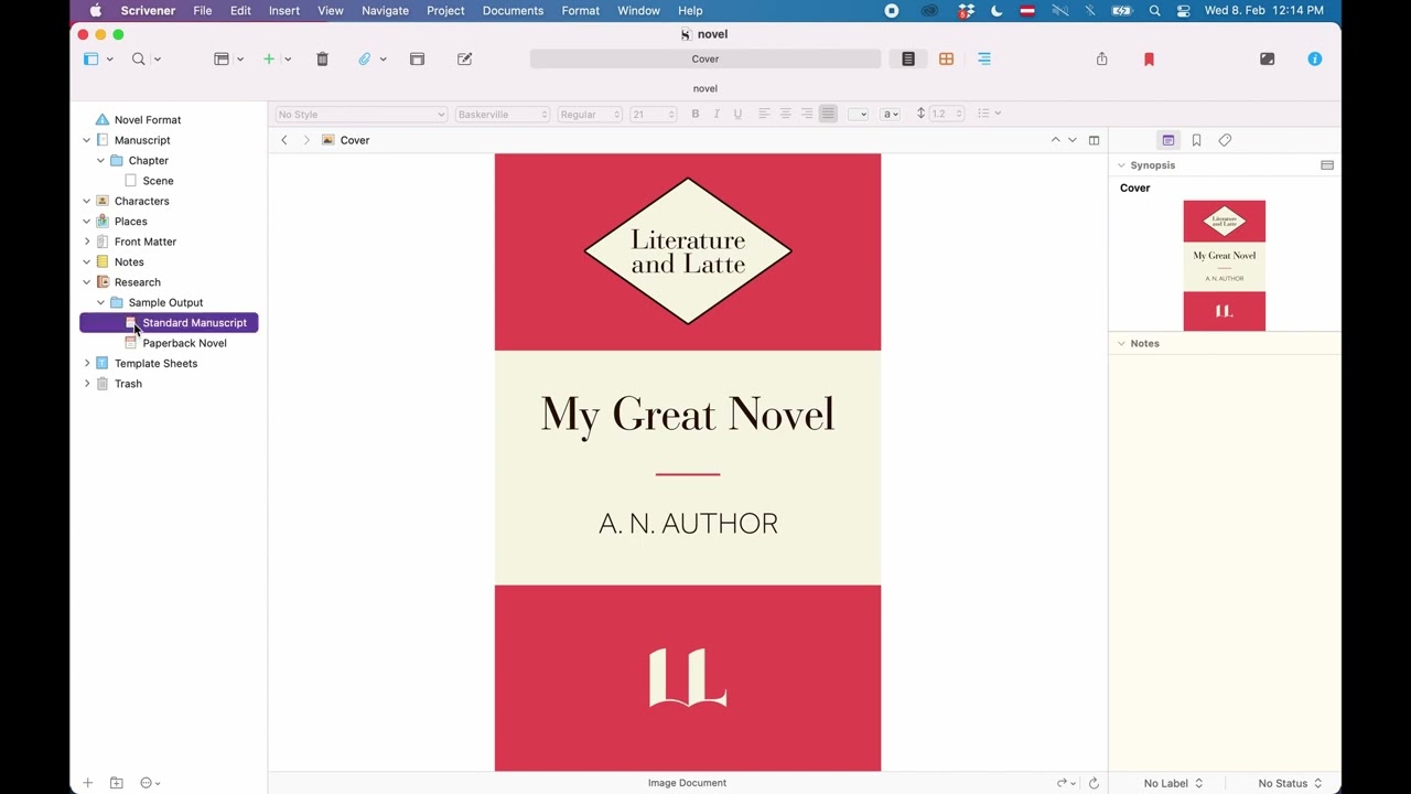 Пользовательские шаблоны Scrivener (запись вебинара)