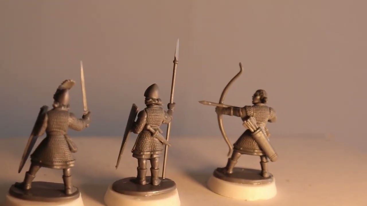 Oathmark elf heavy infantary unboxing and  scale comparison