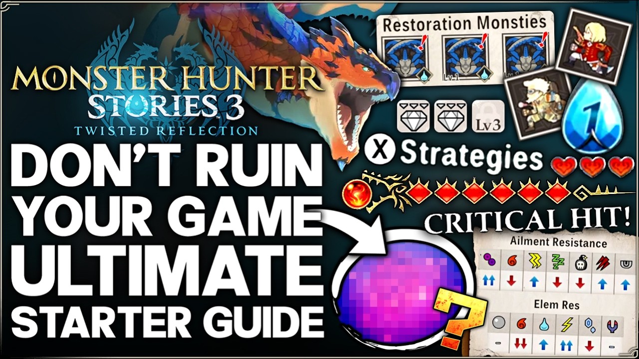 Monster Hunter Stories 3 — Полное руководство для начинающих и 31 ВАЖНЫЙ совет — Лучший монстр и ...