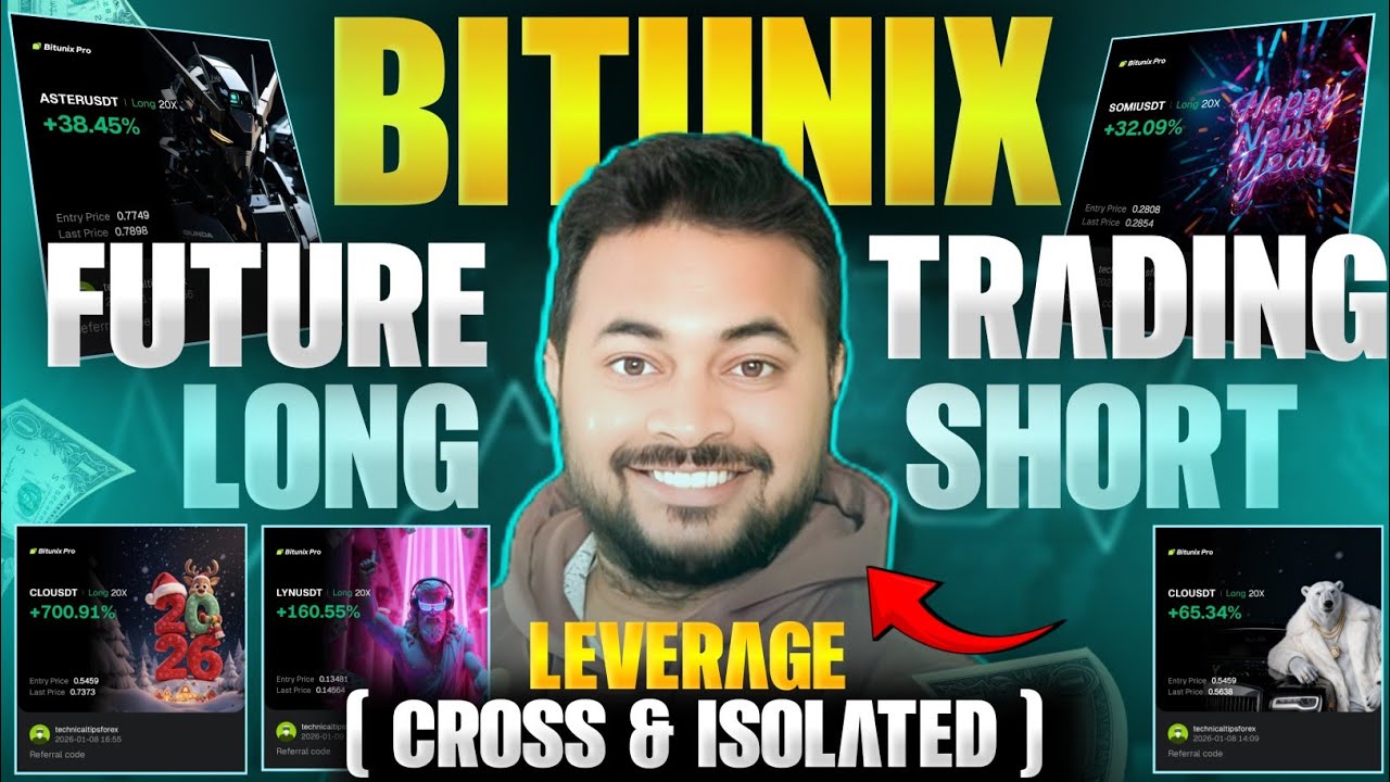 Bitunix Future trading | Step By step | No Kyc | No Tax | 