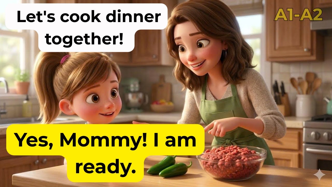 Cooking English Conversation  Learn Everyday English While Cooking
