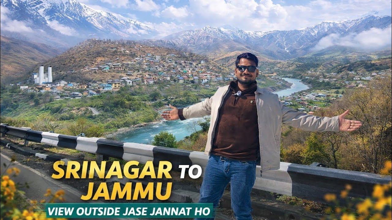 Snow, Mountains & Valley 🏔️ | Srinagar to Jammu Travel Srinagar to Jammu Full Journey 🚗 Nature Lover