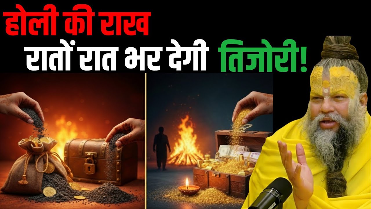 क्या है होली की राख का वो अंतिम प्रयोग? जो रातों-रात भर देगा तिजोरी! | Premanand ji maharaj