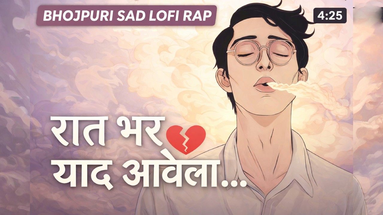 रात भर याद आवेला | Bhojpuri Sad Lofi Rap 2026 | Emotional Breakup Song | Heart Touching Rap