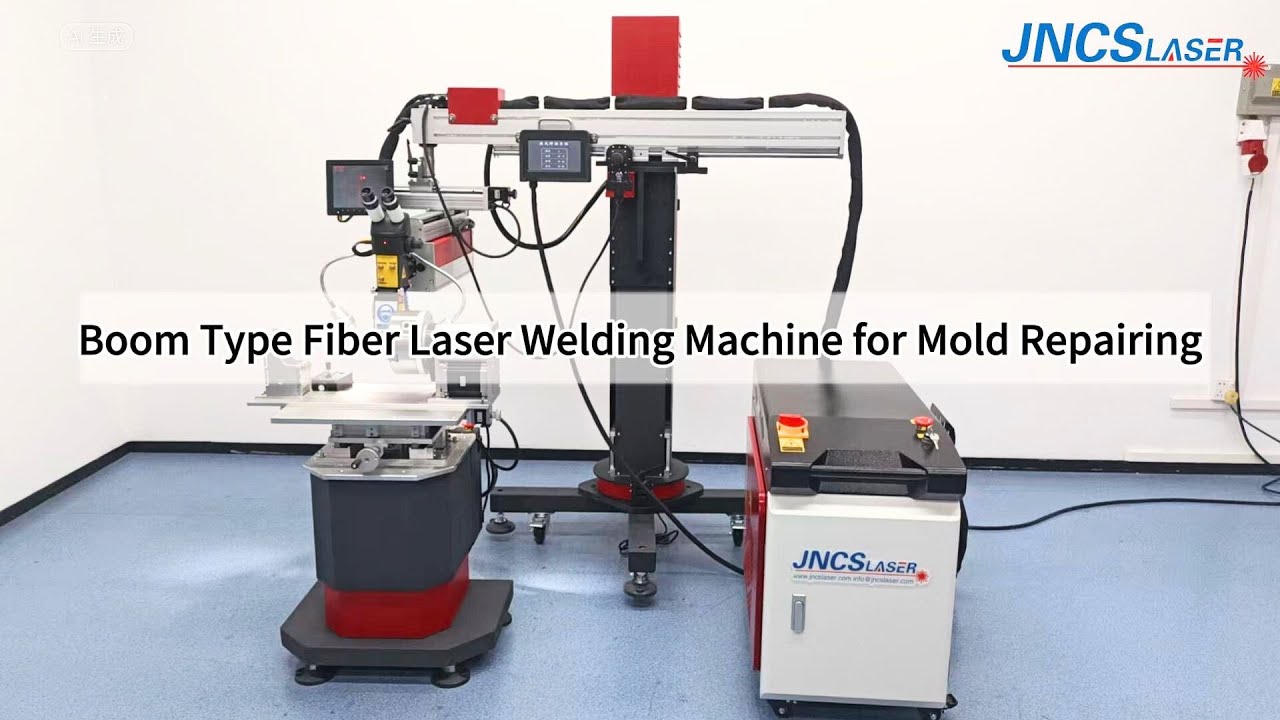 hot sale Boom-Type 1.5kw Fiber Laser Mold Welding Machine for mold repairing
