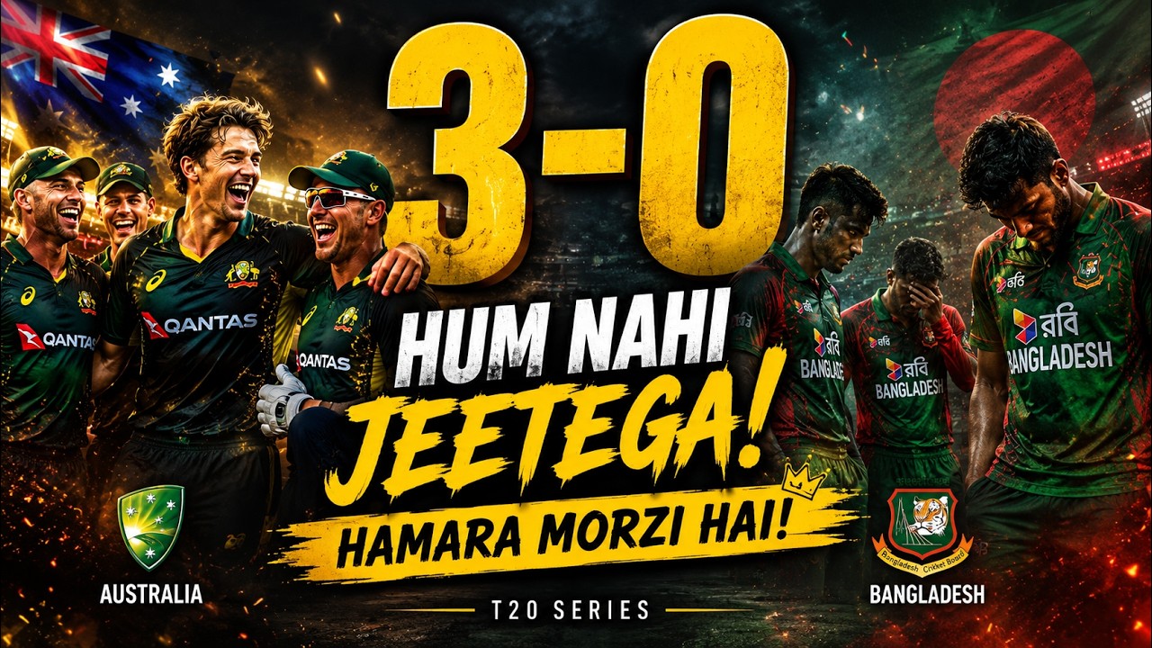 Australia Crushes Bangladesh in T20 Series! Total Clean Sweep | We Won't Win, Our Choice 🤣