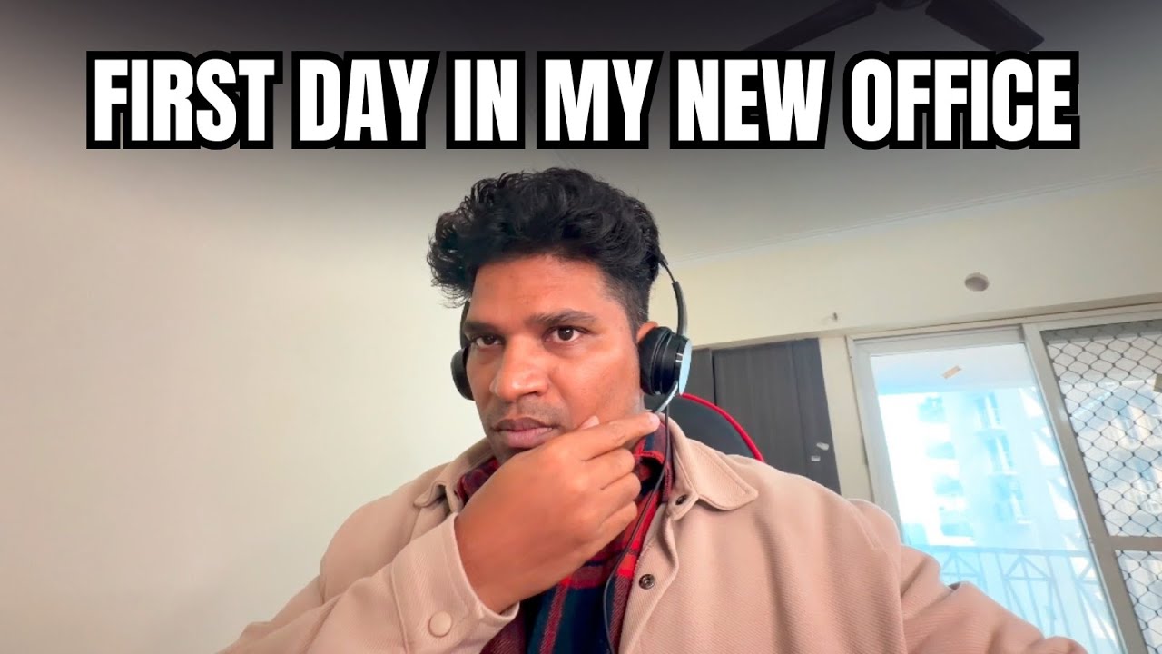 My first day in new office #vlog