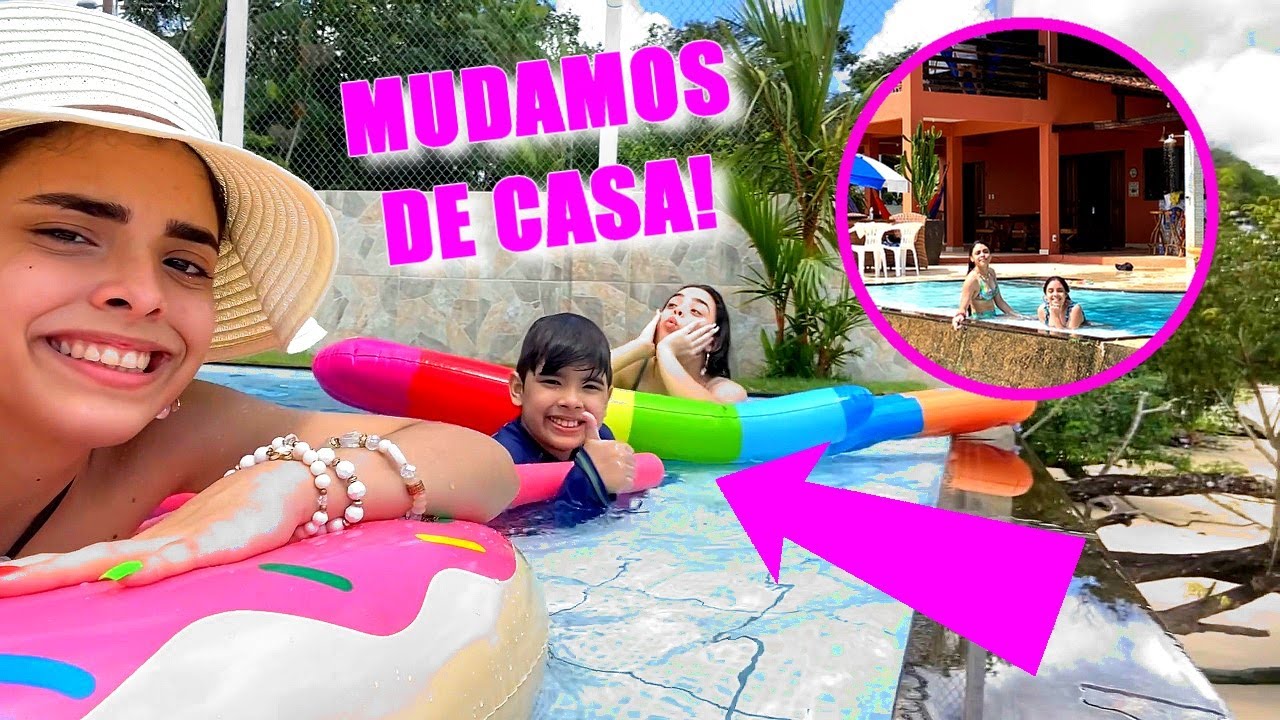 VLOG: NOS MUDAMOS PARA UMA CASA NA PRAIA !!