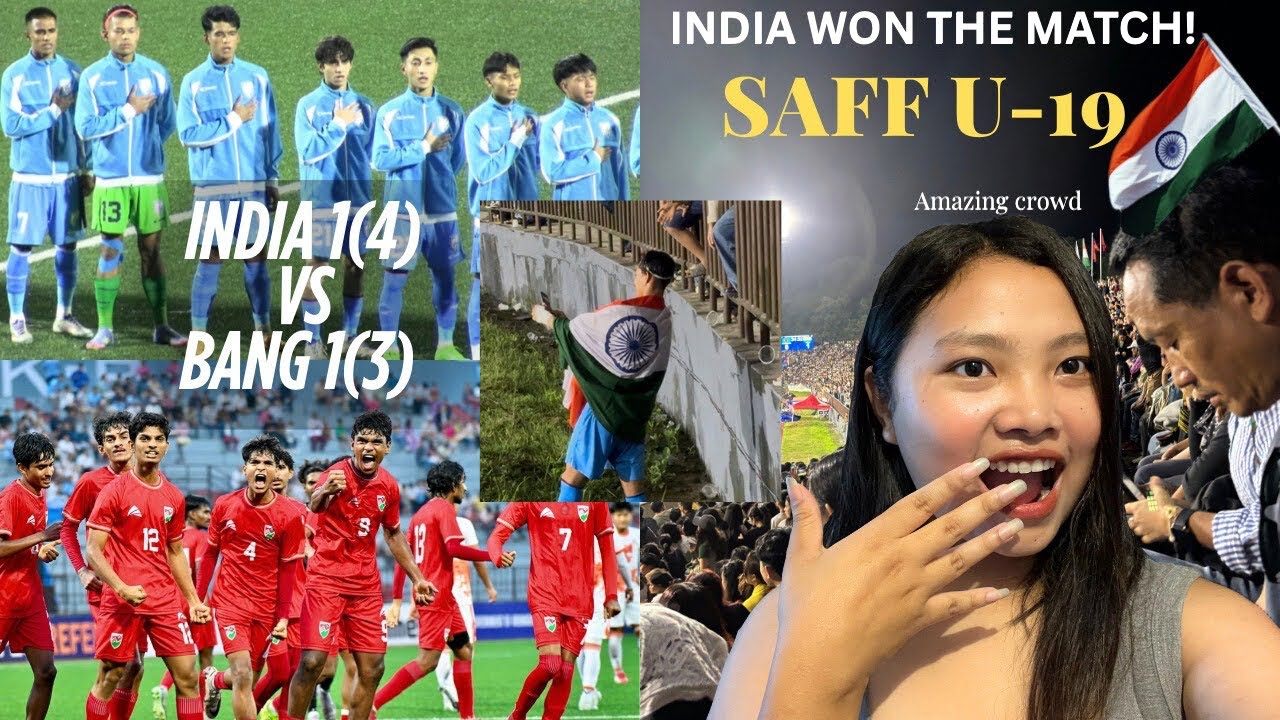 India vs Bangladesh | SAFF U-19: After Beating 5 Nations, India Ends with Glory!