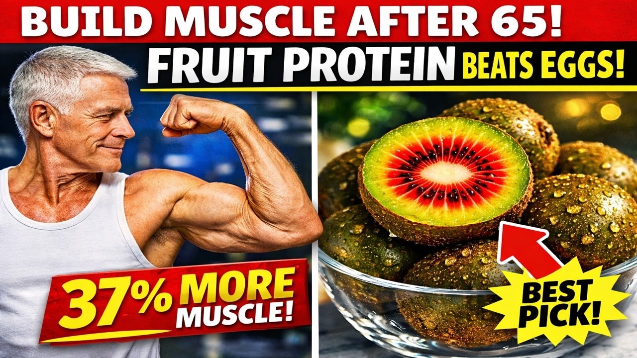 Build Muscle After 65: THIS Fruit Protein Beats Eggs! | Senior Fit Secrets**