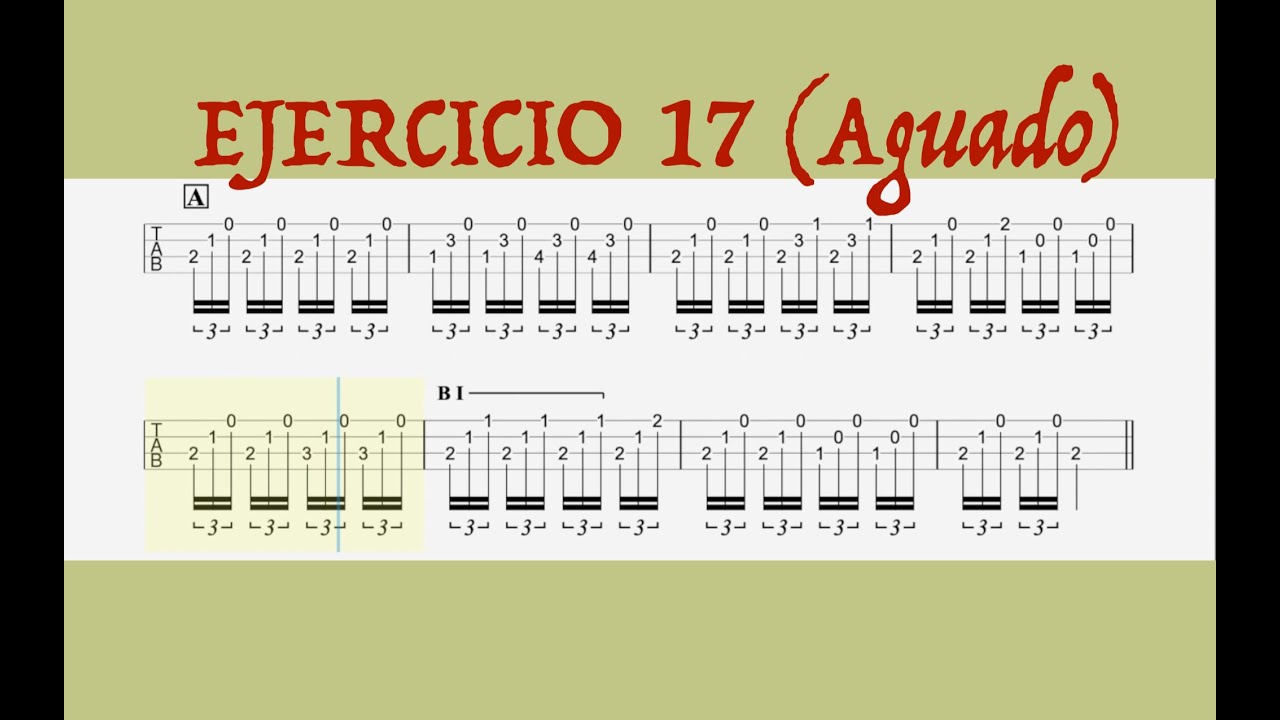 Ejercicio no 17 (Aguado) UKULELE PLAY ALONG