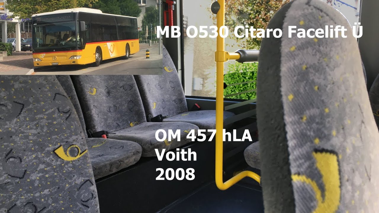 [Sound] Mercedes-Benz O530 Citaro Facelift Ü - OM 457 hLA / Voith / 2008