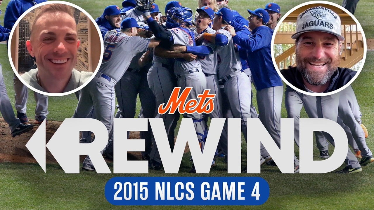 David Wright and Daniel Murphy Re-Watch the 2015 Mets Win the Pennant