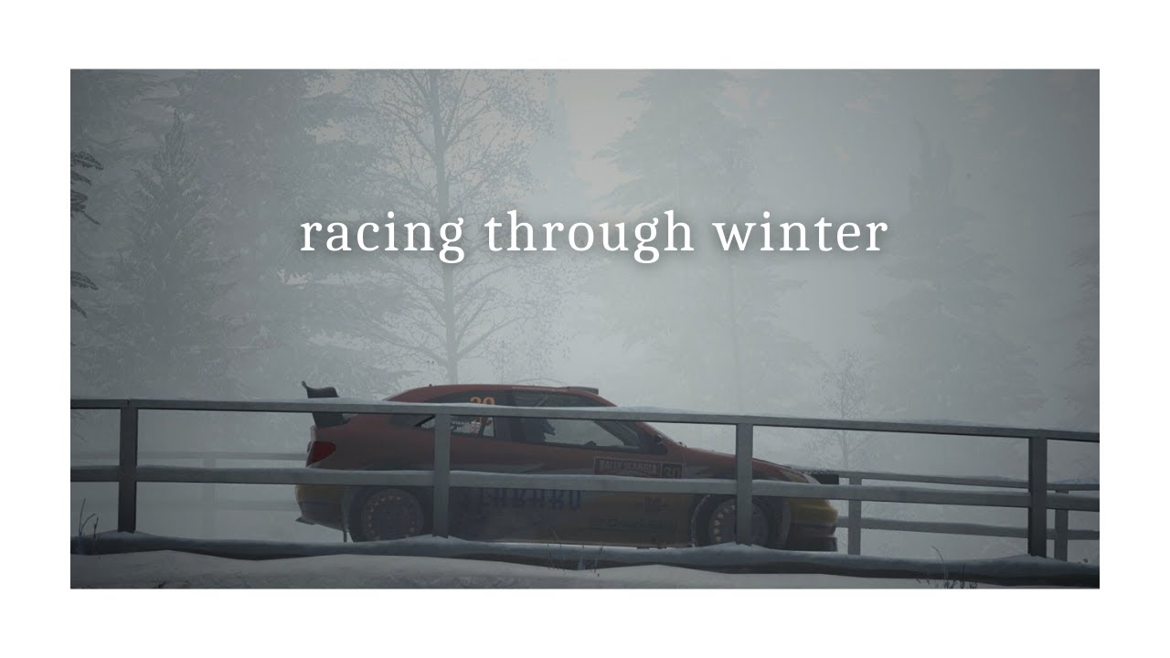 Racing through winter - A melancholy playlist