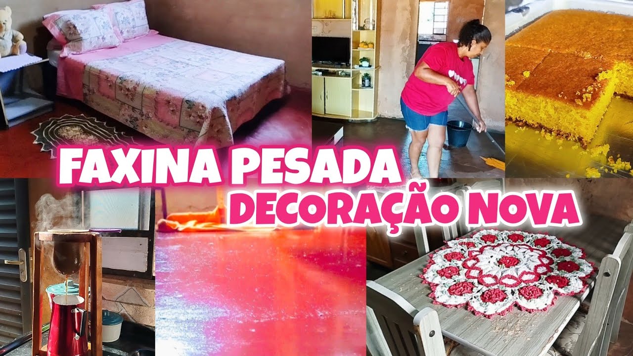 LIMPANDO a casa INTEIRA em menos de 3 HORAS! Decoração Nova - USEI OS PRESENTES QUE GANHEI