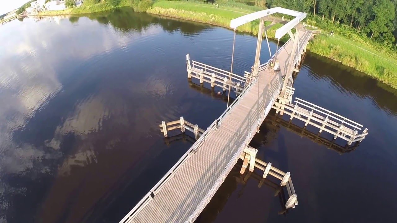 Houten brug Nieuweschans