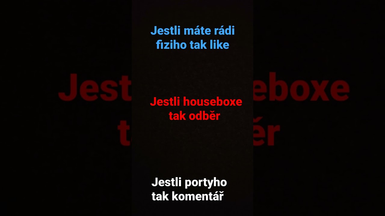 fizi,housebox nebo portyho @HouseBoxCZ @17PortyLP @FIZIstyle