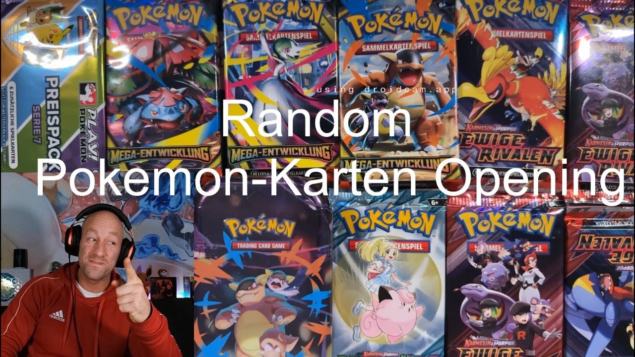 Ich öffne Random Pokemon Karten !
