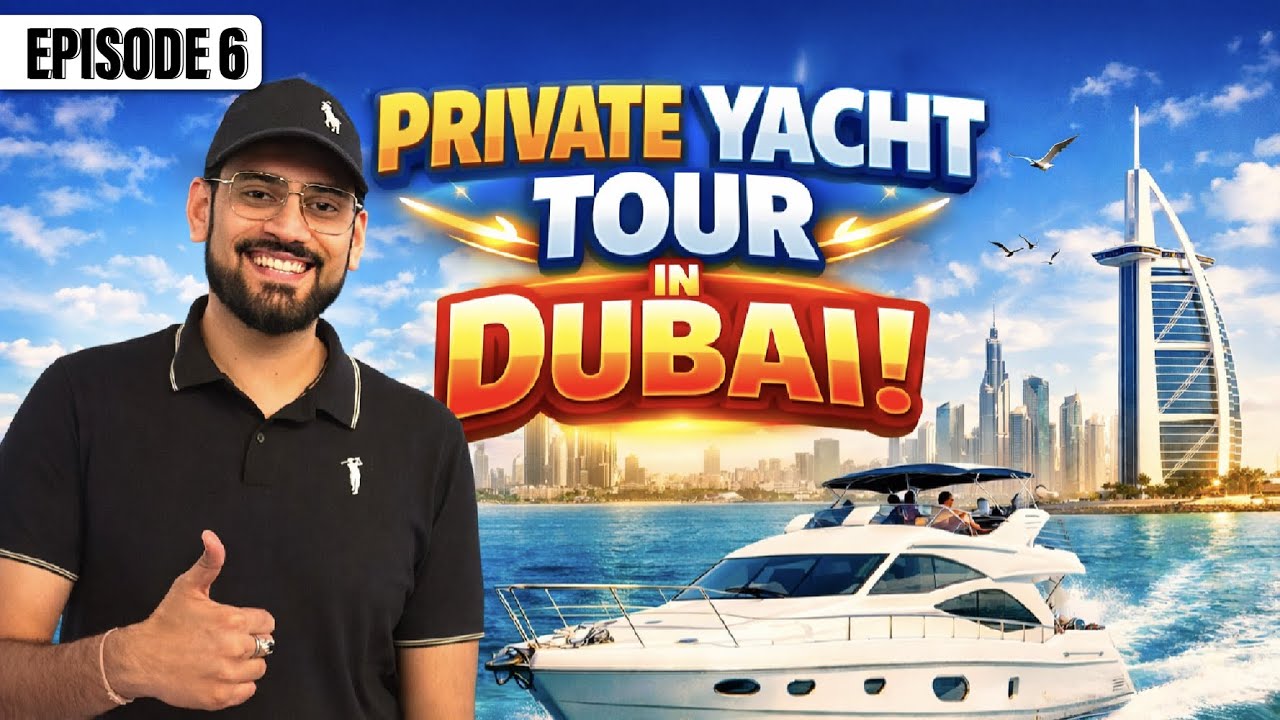 Palm Jumeirah from Above | Private Yacht Tour Dubai