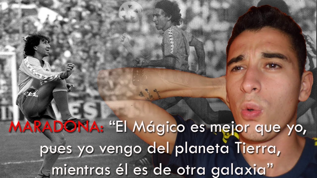 ARGENTINO REACCIONA AL MÁGICO GONZALEZ