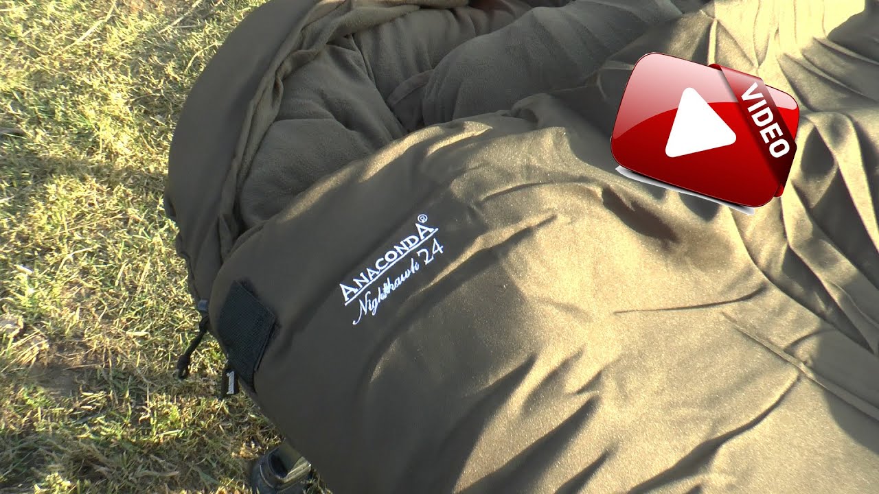 Fullrun Karpfenangeln Vorstellung Anaconda Nighthawk 24 Schlafsack