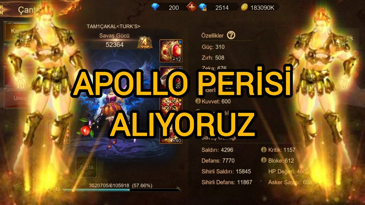 ETKİNLİĞİN SON GÜNÜ APOLLO PERİSİ ALIYORUZ /WARTUNE ULTRA