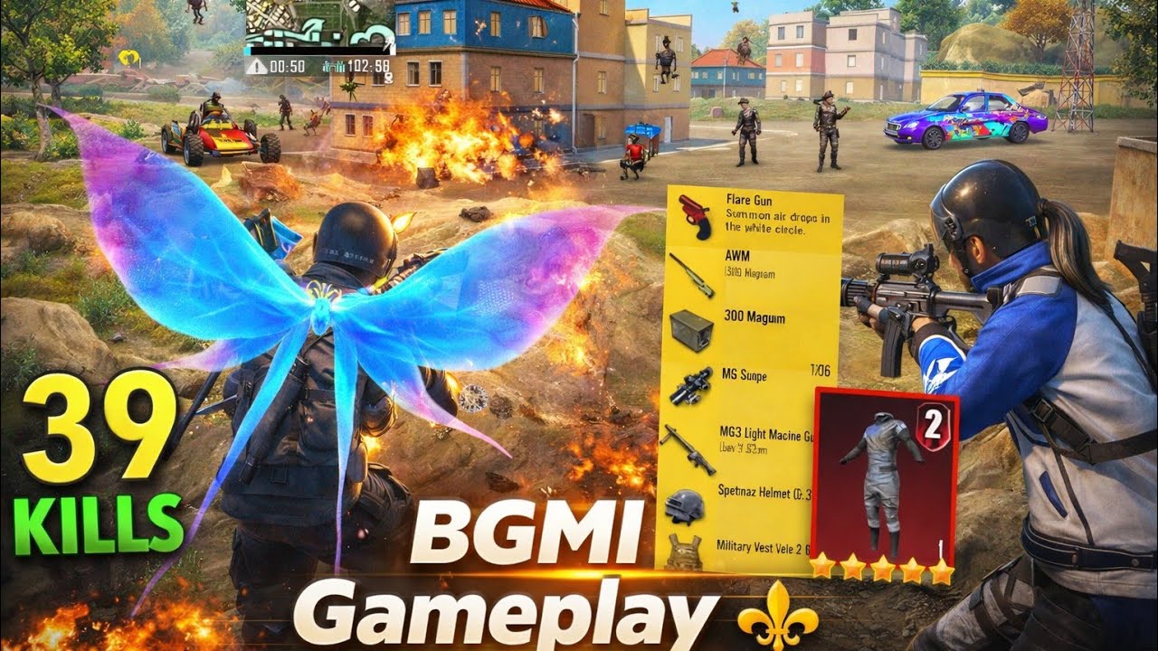 | BGMI Gameplay Video 🔥 | OLD Map Gameplay 😍 | BGMI Clutch Moments |