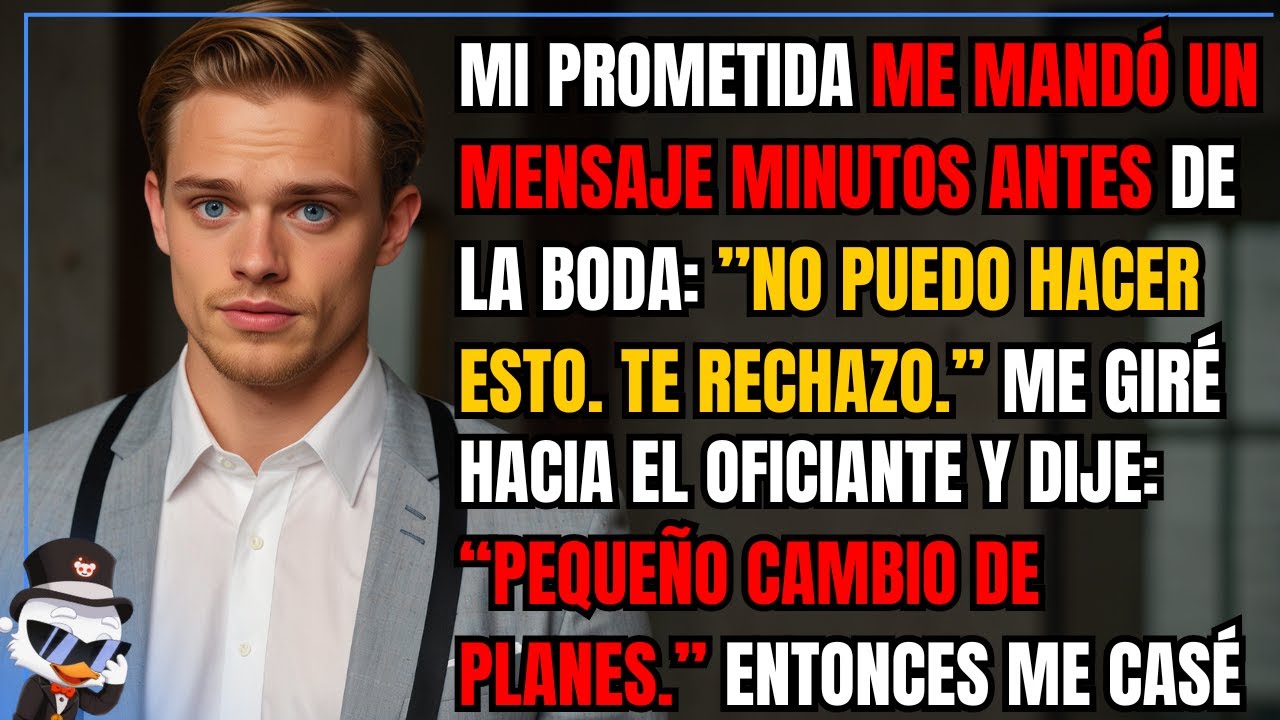 Mi prometida me mandó un mensaje minutos antes de la boda: 