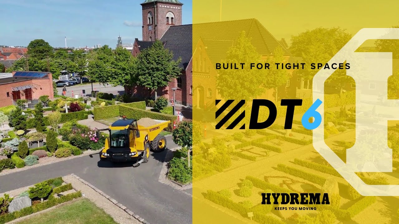 Hydrema DT6: Compact Electric Dump Truck Built for Urban Job Sites | Hydrema - Keeps You Moving