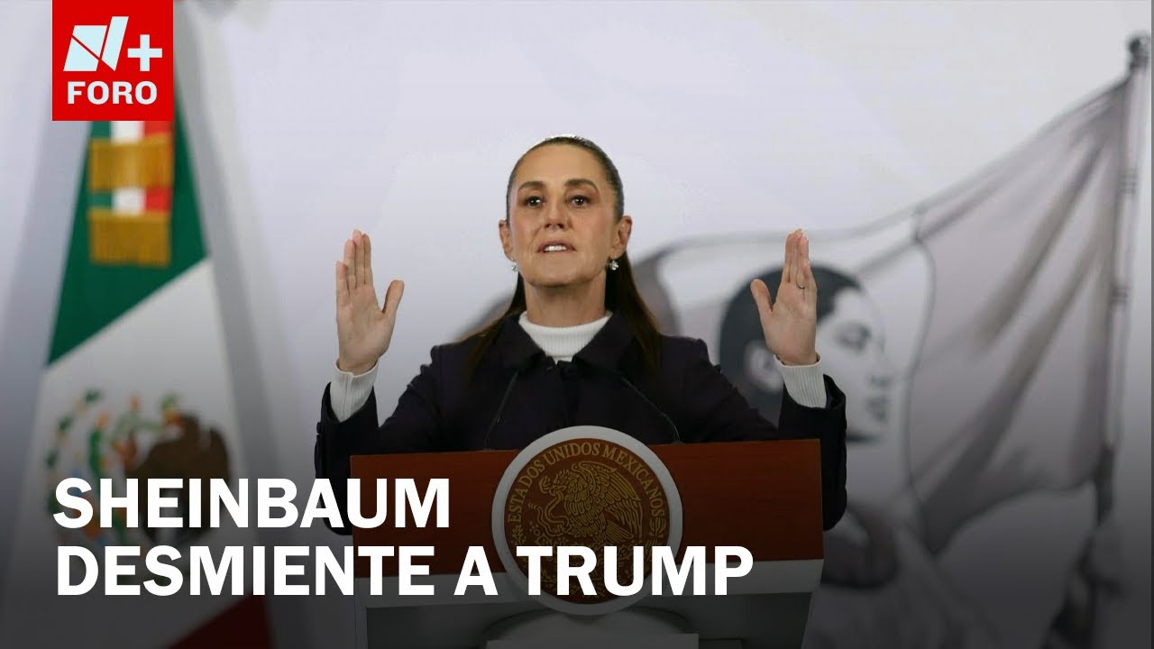 Sheinbaum niega que Trump pidiera entregar a pol&iacute;ticos por v&iacute;nculos con el narcotr&aacute;fico - A las 3