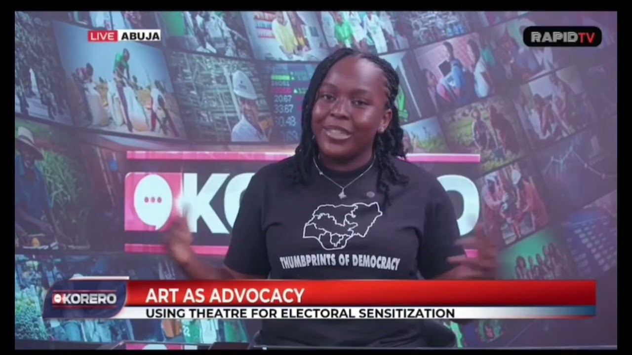 Ruth Enyia on Rapid TV — Civic Engagement, Art, Youth Advocacy & Democracy