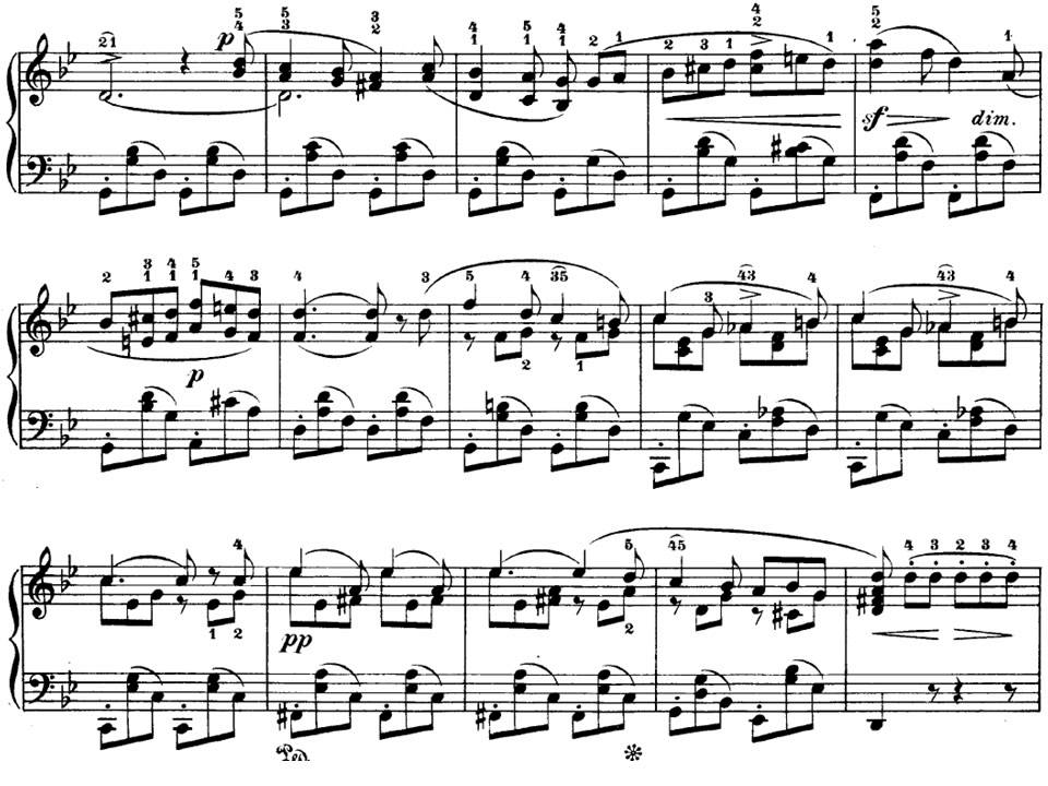 F. Mendelssohn. Romanzas sin palabras. Cuaderno n&ordm; 1 Op. 19. 6. Andante sostenuto.