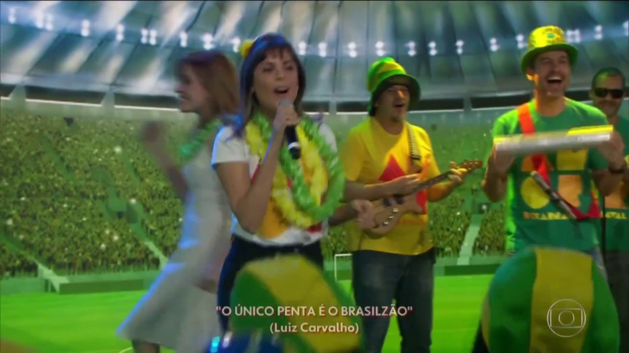 Canto da torcida 2018 no Fant&aacute;stico! Brasil ol&ecirc;, ol&ecirc;, ol&ecirc;, ol&ecirc;...