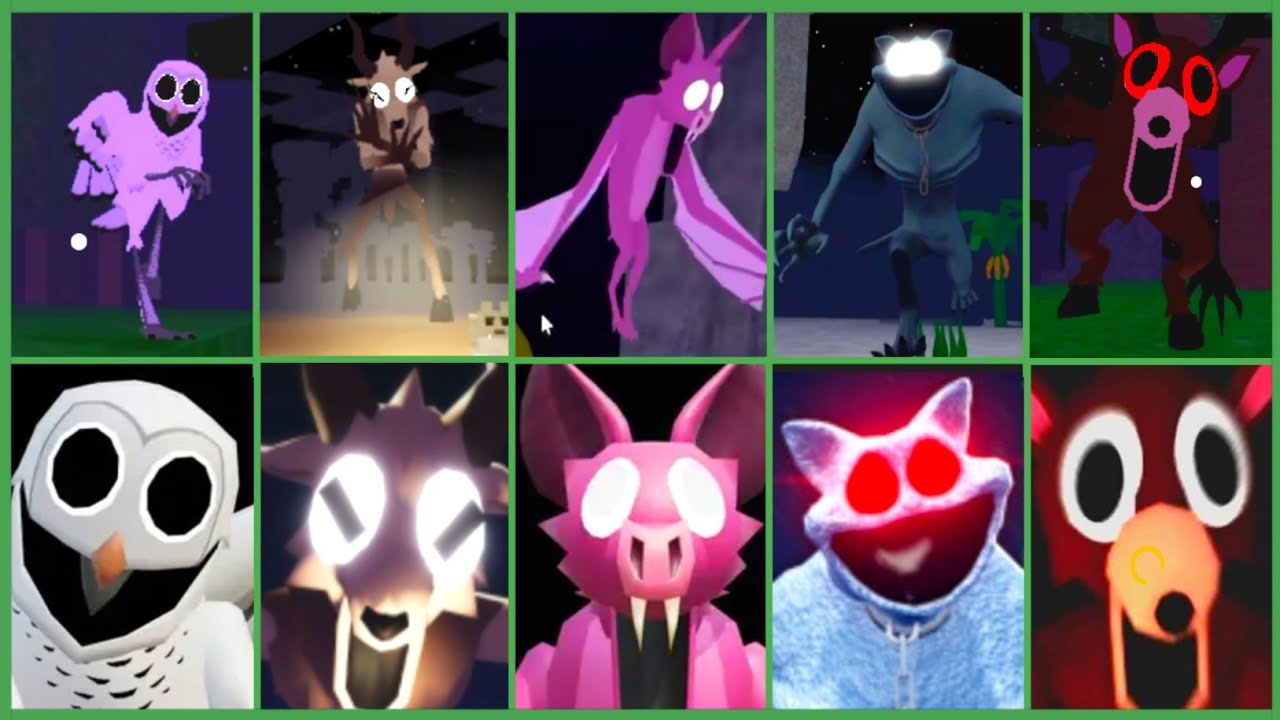 I Survived ALL the Animal Jumpscares in 99 Nights In The Forest (Roblox)