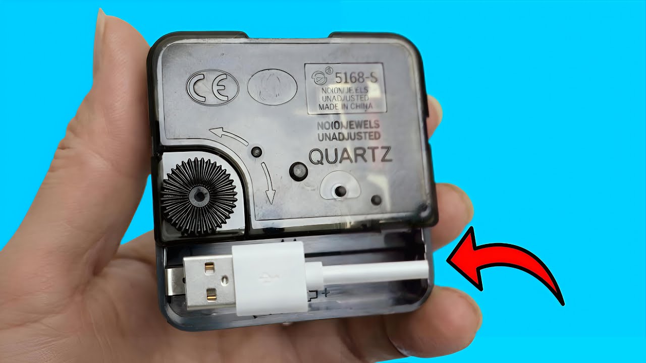 I Made a Wall Clock That Works Without Any Battery