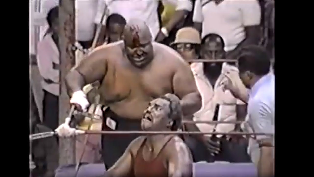 Abdullah the Butcher vs Carlos Colon 80s